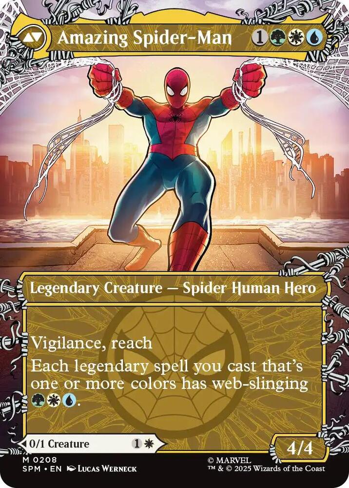 Peter Parker (Borderless) #208 FOIL Marvel's Spider-Man