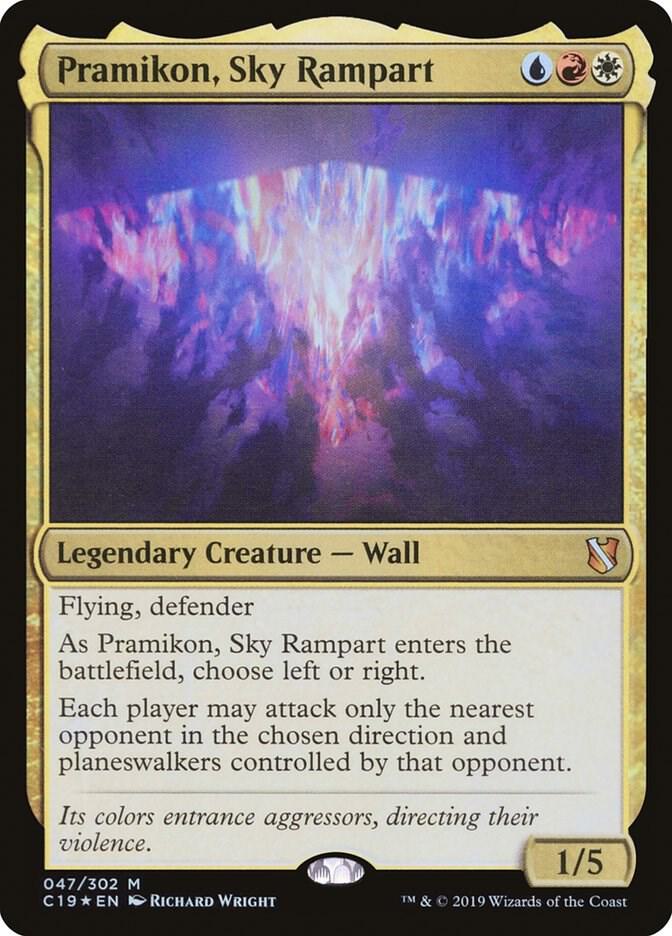 Pramikon, Sky Rampart #47 FOIL Commander 2019