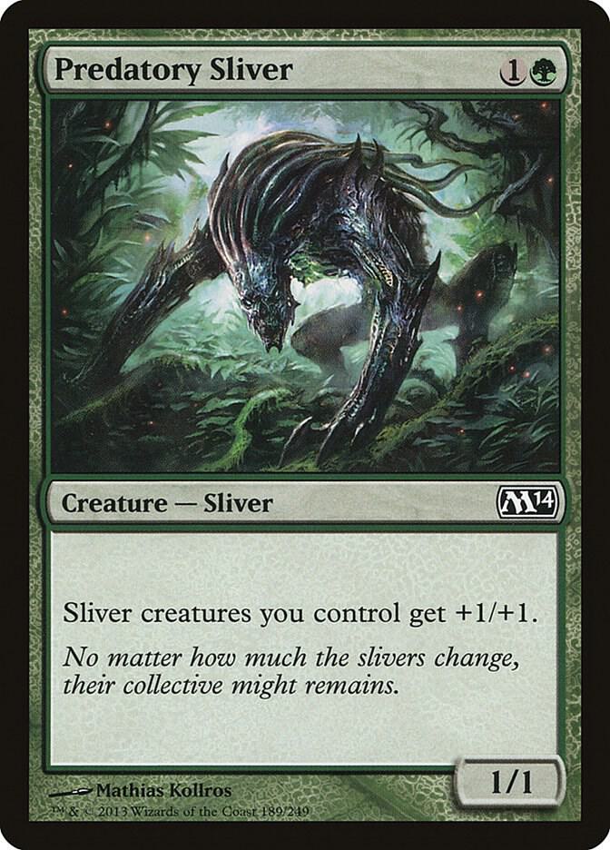 Predatory Sliver #189 Magic 2014