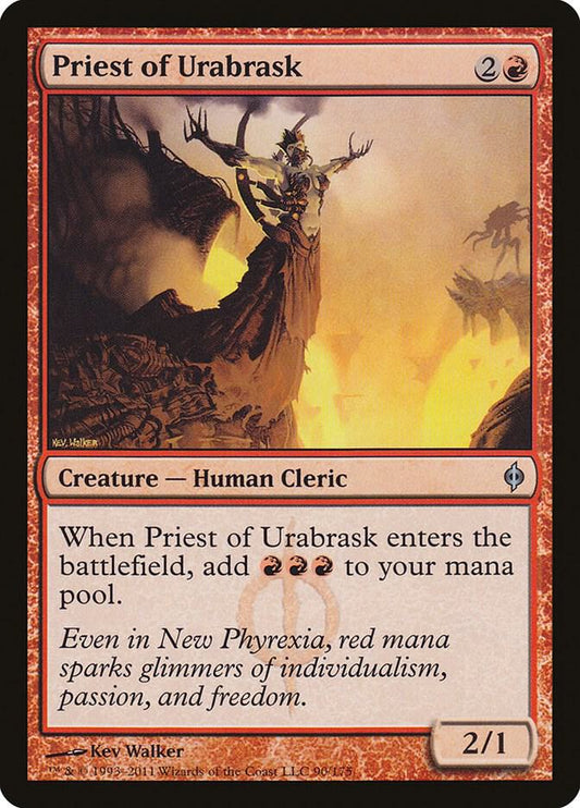 Priest of Urabrask #90 New Phyrexia