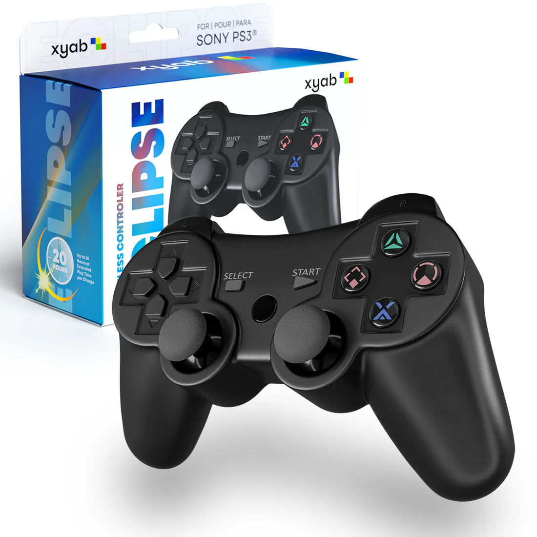 PS3 Wireless Controller (Black) (XYAB) NEW/SEALED