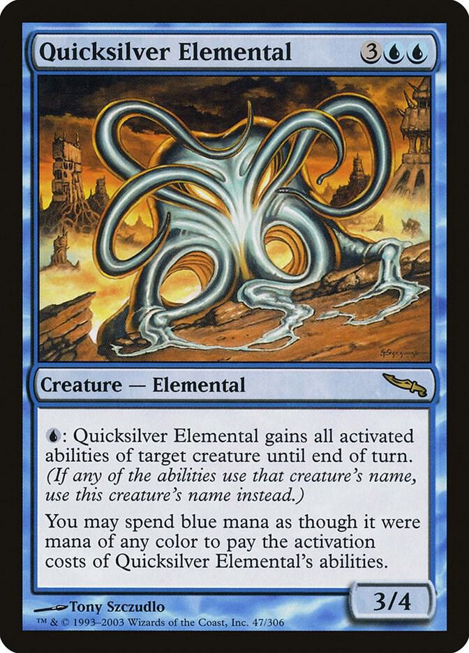 Quicksilver Elemental #47 Mirrodin