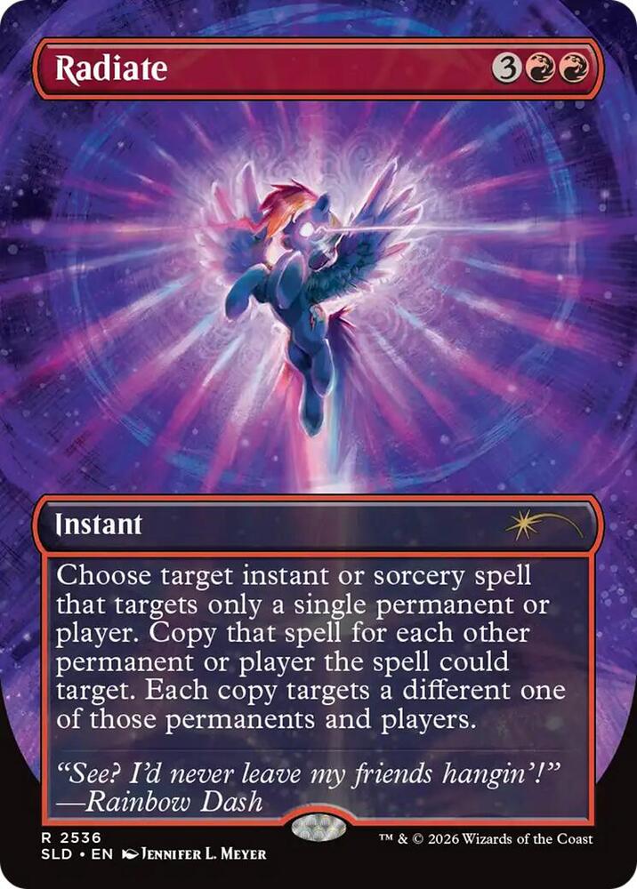 Radiate #2536 FOIL Secret Lair Drop Series