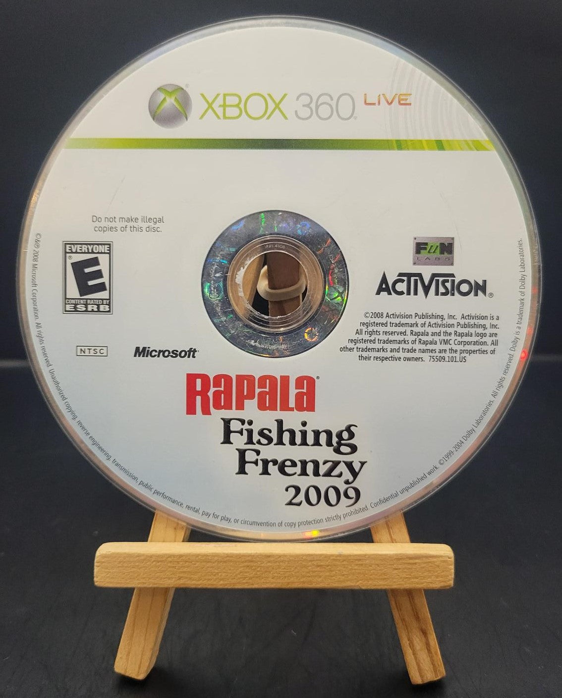 XBOX 360 Rapala Fishing Frenzy 2009 (Disc Only)
