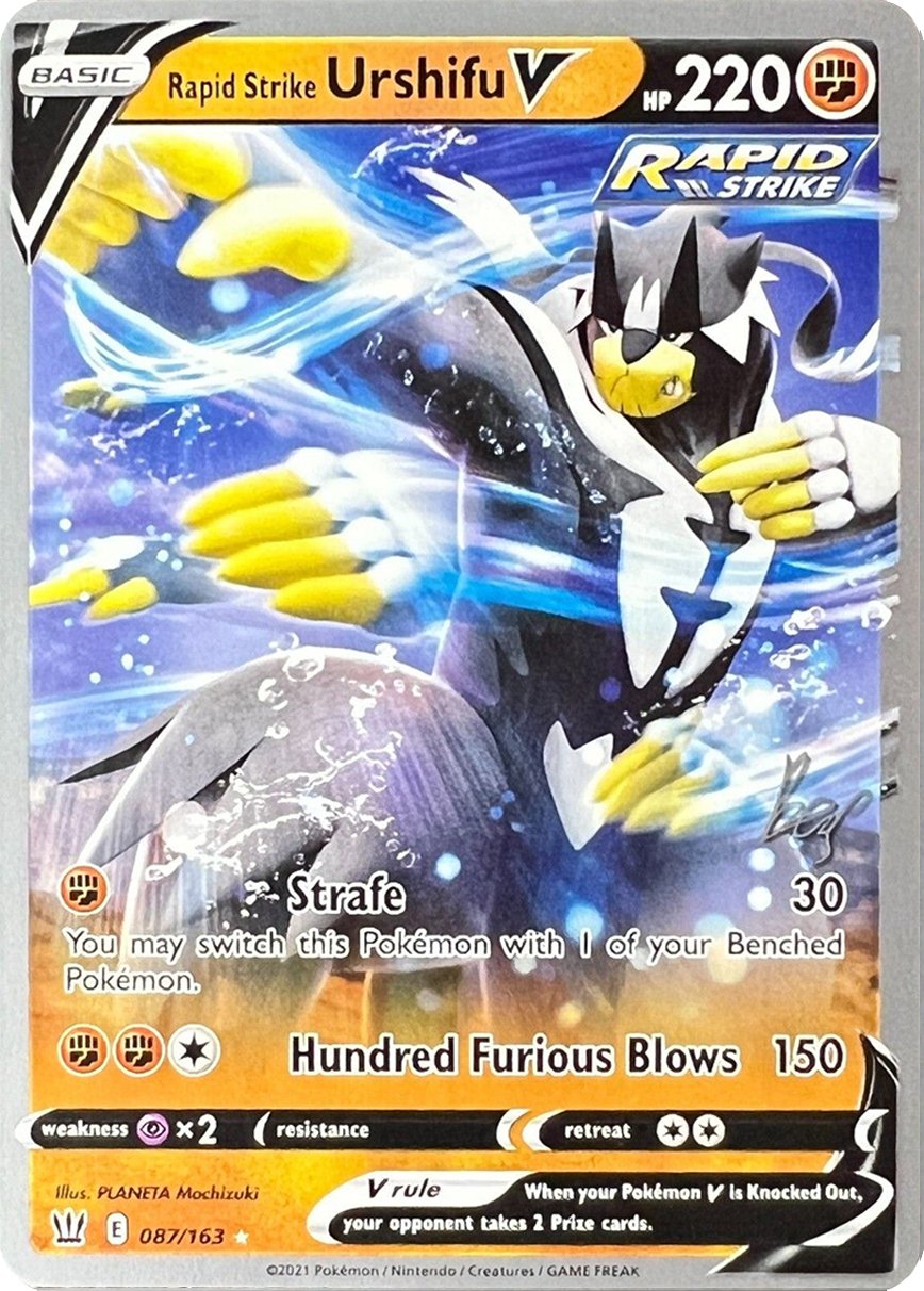 Rapid Strike Urshifu V #87 (Sebastian Lashmet) World Championship Decks 2022