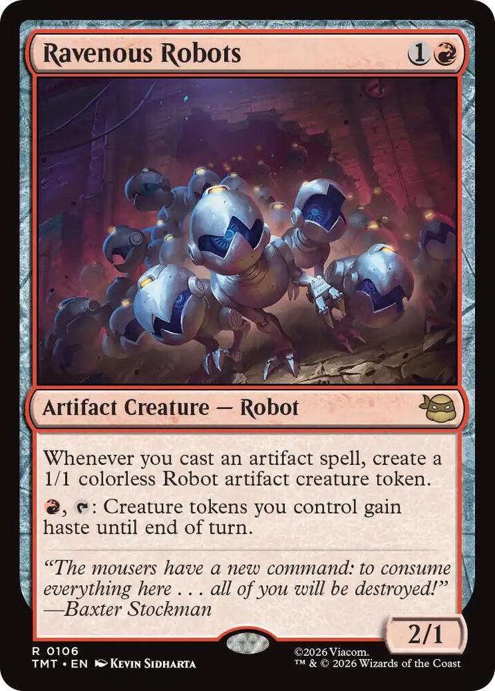 Ravenous Robots #106 Teenage Mutant Ninja Turtles