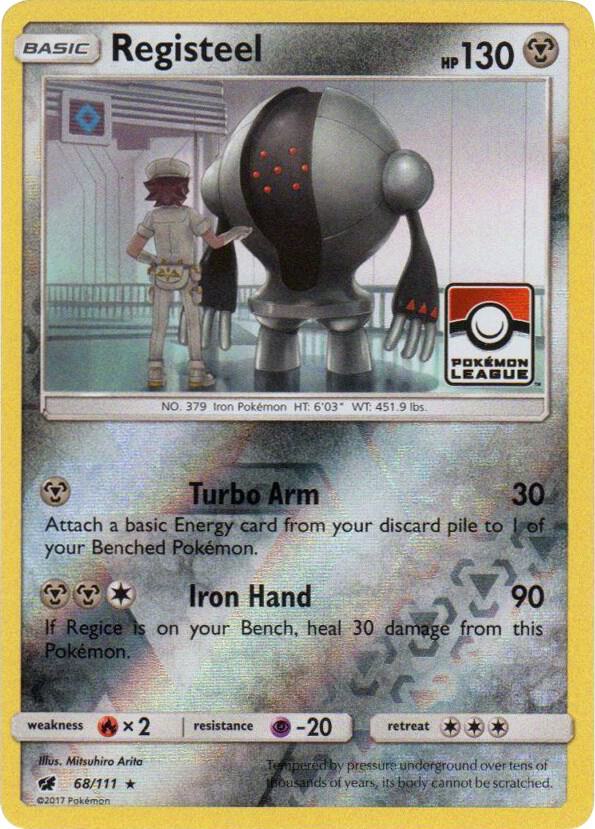 Registeel (Pokemon League) #68 FOIL League & Championship Cards Promo