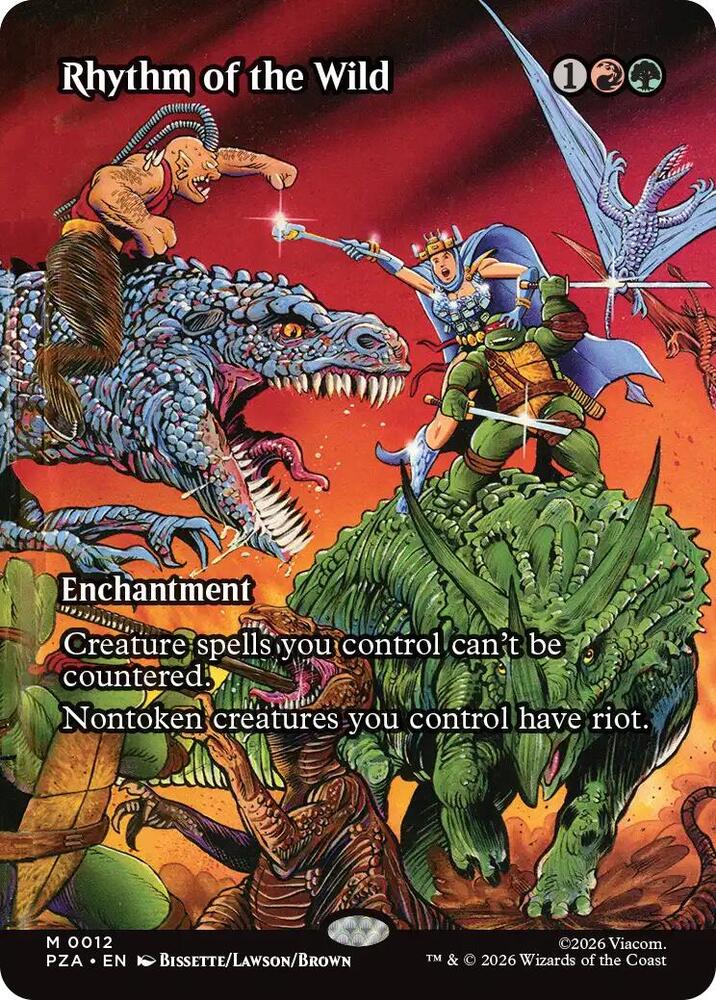 Rhythm of the Wild (Borderless) #12 Teenage Mutant Ninja Turtles Source Material