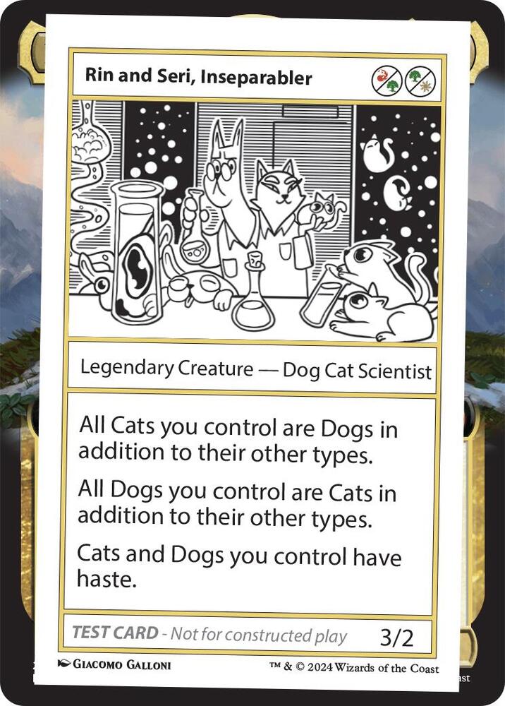 Rin and Seri, Inseparabler - Mystery Booster 2 Playtest Cards