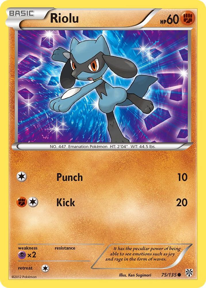 Riolu #75 Plasma Storm