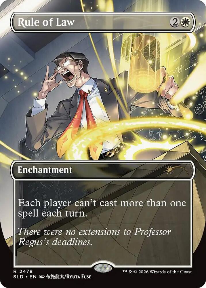 Rule of Law #2478 FOIL Secret Lair Drop Series