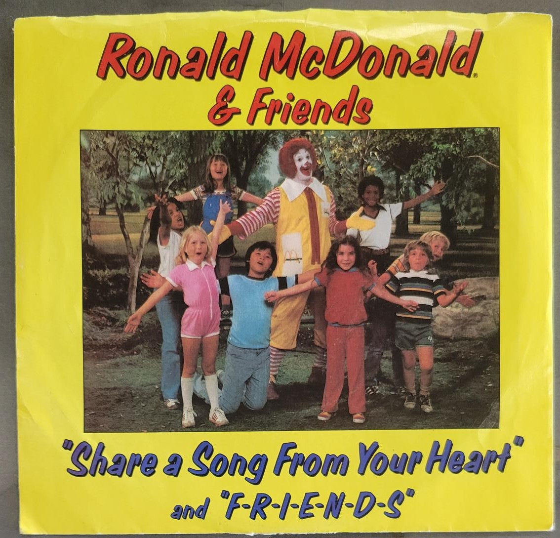 Ronald McDonald & Friends Share a Song From Your Heart Record (1980)