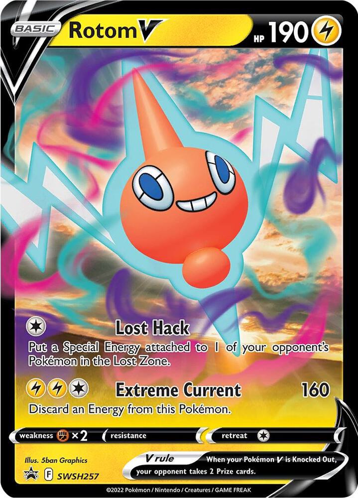 Rotom V #SWSH257 SWSH: Sword & Shield Promo Cards