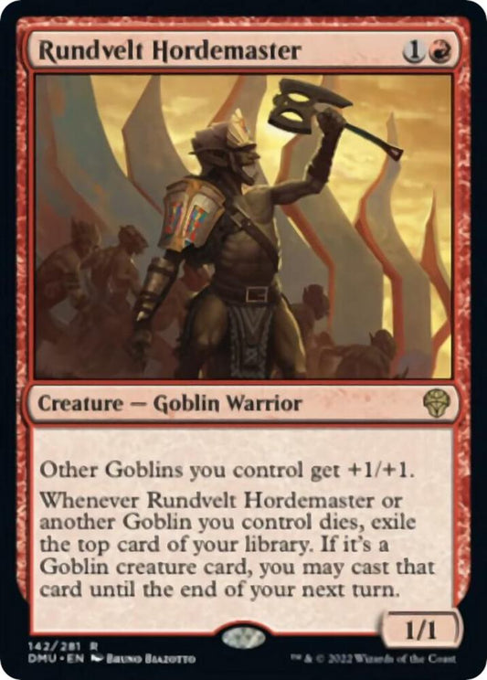 Rundvelt Hordemaster #142 Dominaria United