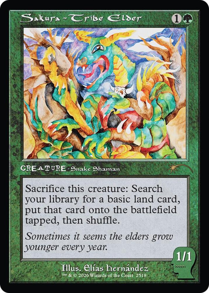 Sakura-Tribe Elder #2518 Secret Lair Drop Series