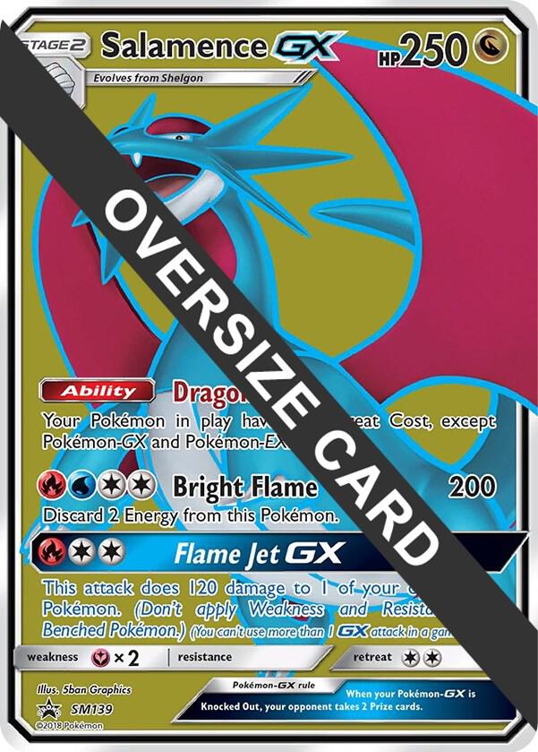 Salamence GX (SM Black Star Promos) #SM139 Jumbo Cards