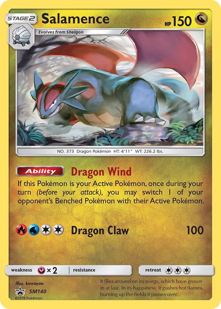 Salamence #SM140 HOLOFOIL SM Promos