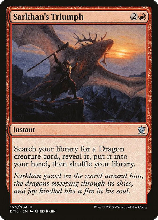 Sarkhan's Triumph #154 Dragons of Tarkir