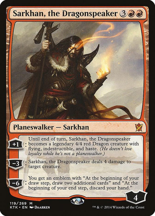 Sarkhan, the Dragonspeaker #119 Khans of Tarkir