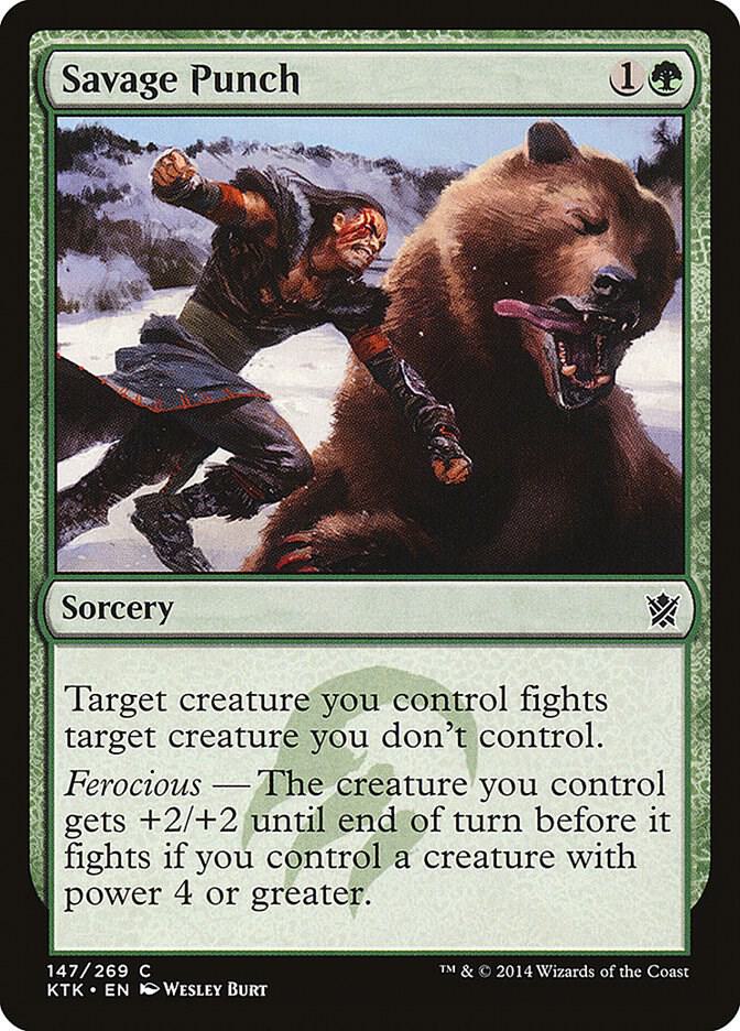 Savage Punch #147 FOIL Khans of Tarkir