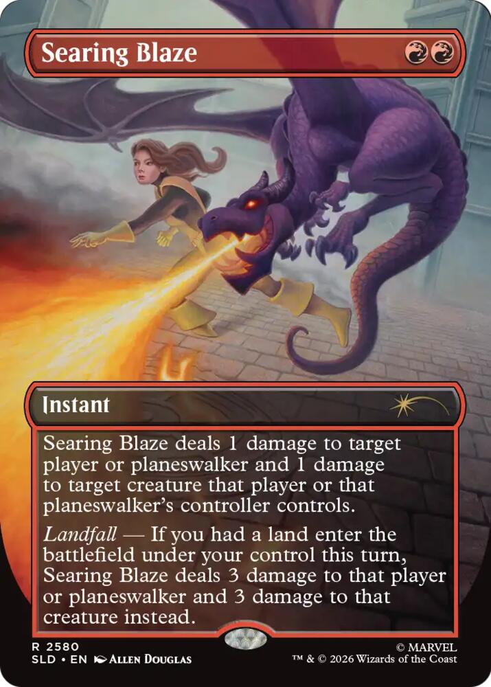 Searing Blaze #2580 Secret Lair Drop Series
