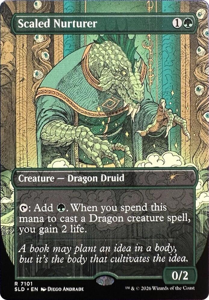 Scaled Nurturer #7101 FOIL Secret Lair Drop Series