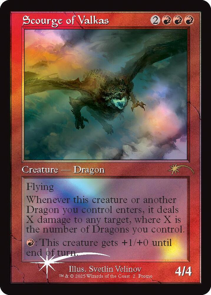 Scourge of Valkas (Retro Frame) #2 FOIL MagicFest Cards