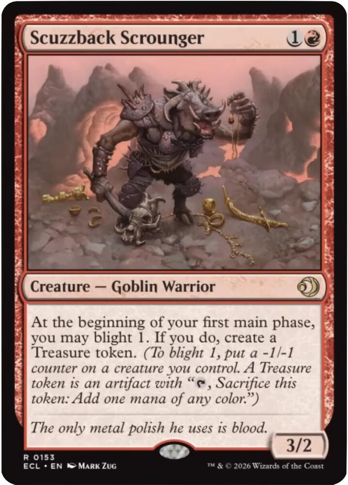 Scuzzback Scrounger #153 FOIL Lorwyn Eclipsed