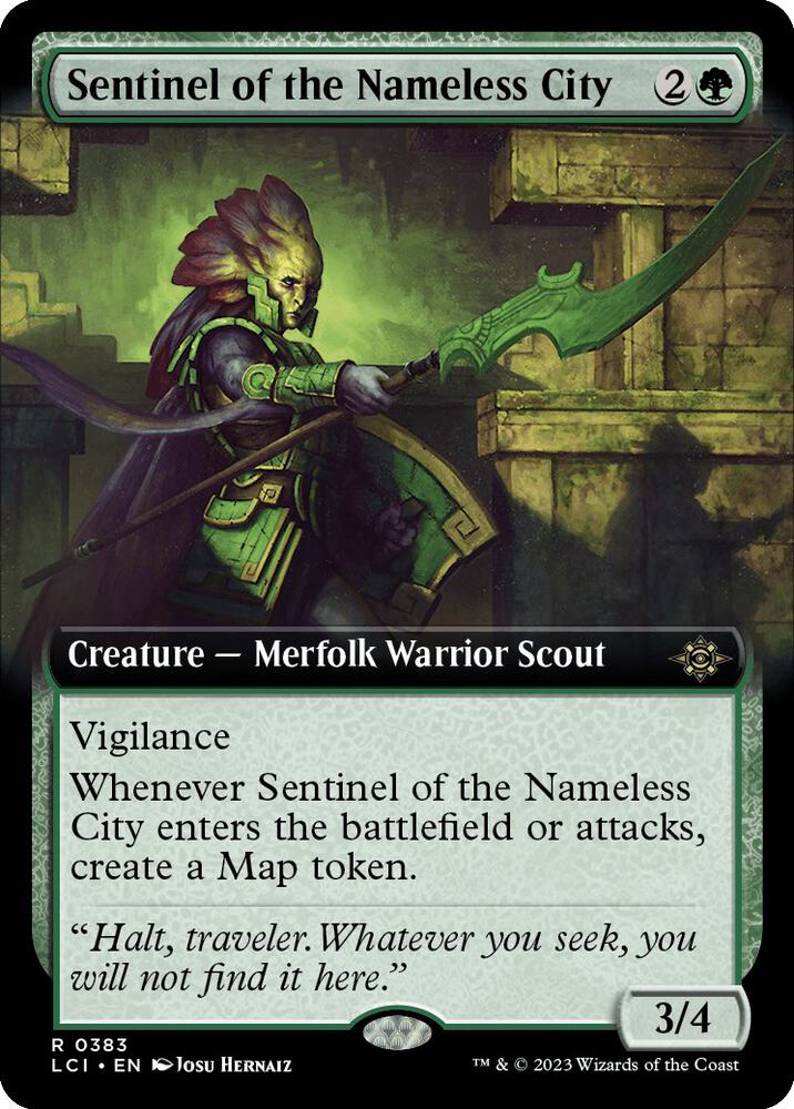 Sentinel of the Nameless City (Extended Art) #383 The Lost Caverns of Ixalan