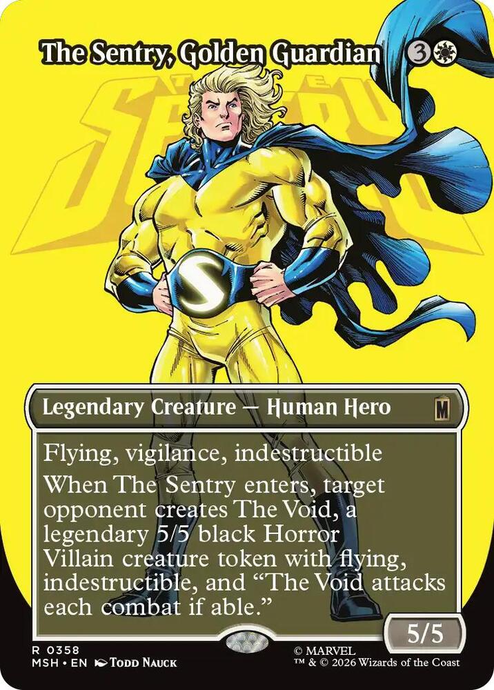 The Sentry, Golden Guardian (Borderless) #358 Marvel Super Heroes