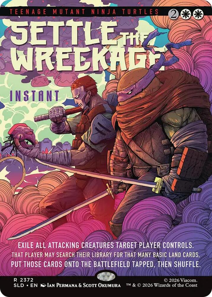 Settle the Wreckage #2372 FOIL Secret Lair Drop Series
