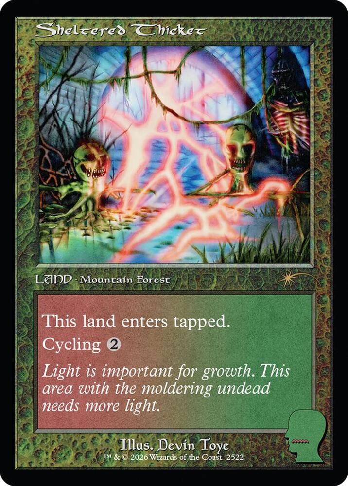 Sheltered Thicket #2522 Secret Lair Drop Series