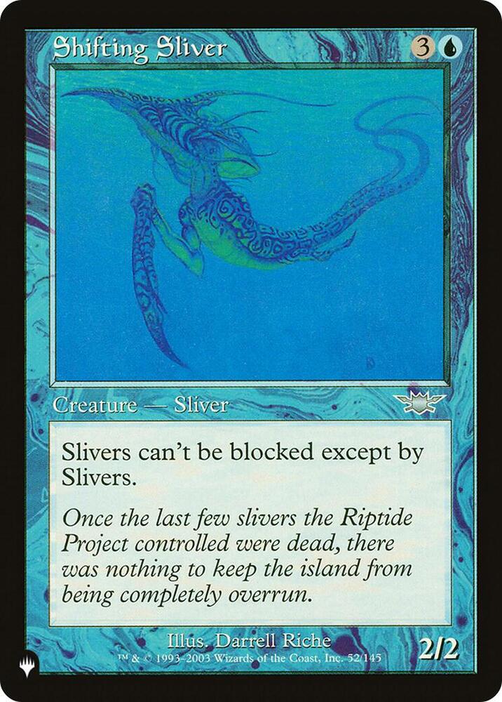 Shifting Sliver #52 The List Reprints
