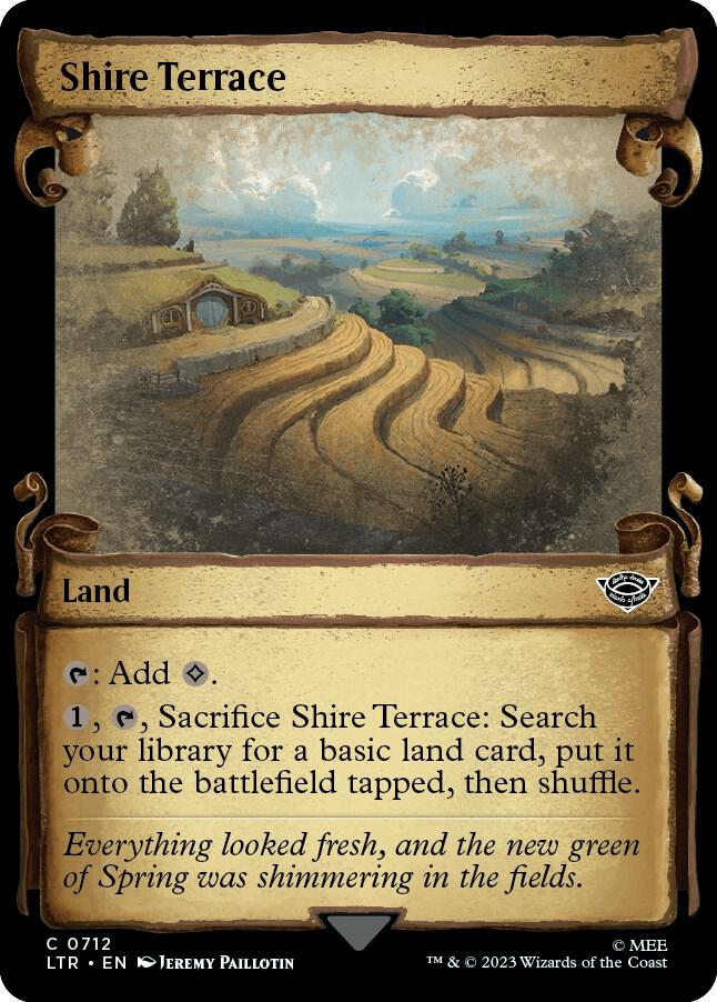 Shire Terrace (Showcase Scrolls) #712 Universes Beyond: The Lord of the Rings: Tales of Middle-Earth
