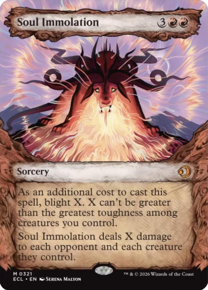 Soul Immolation (Showcase) #321 Lorwyn Eclipsed