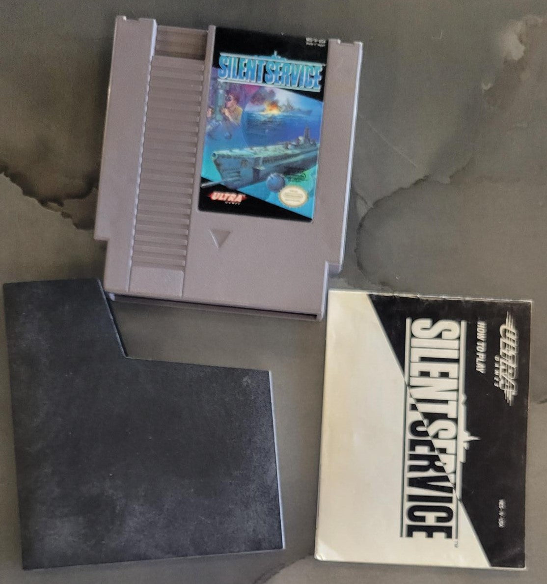NES Silent Service w/instructions