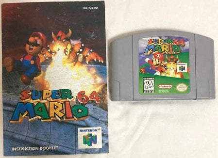 N64 Super Mario 64 (Player's Choice) w/Instruction Book