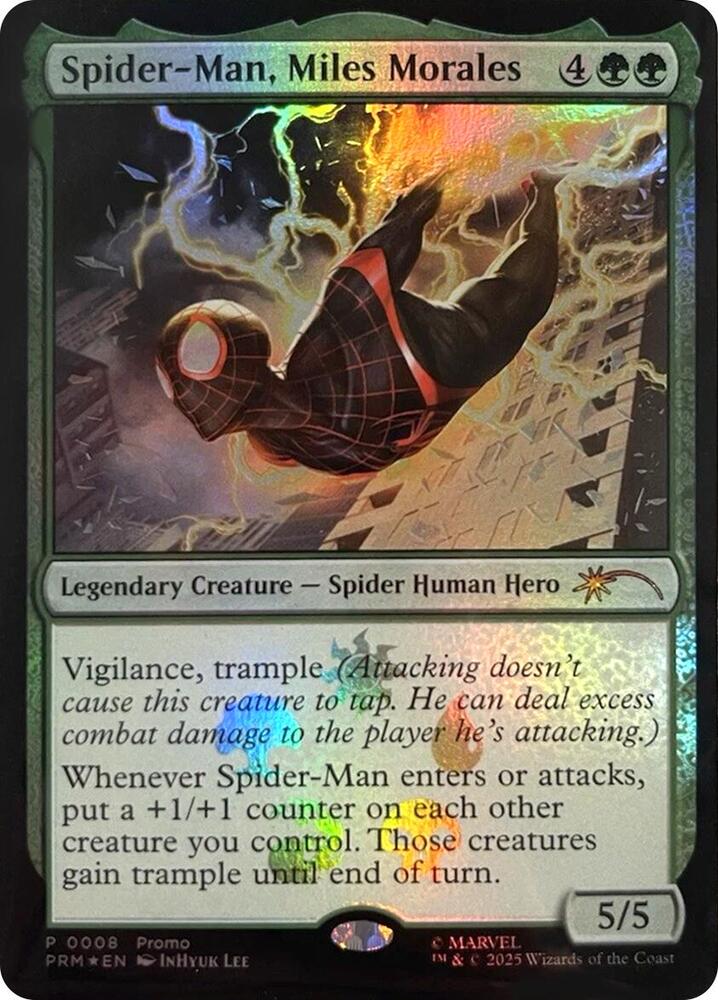 Spider-Man, Miles Morales #8 FOIL Unique and Miscellaneous Promos (Marvel's Spider-Man)