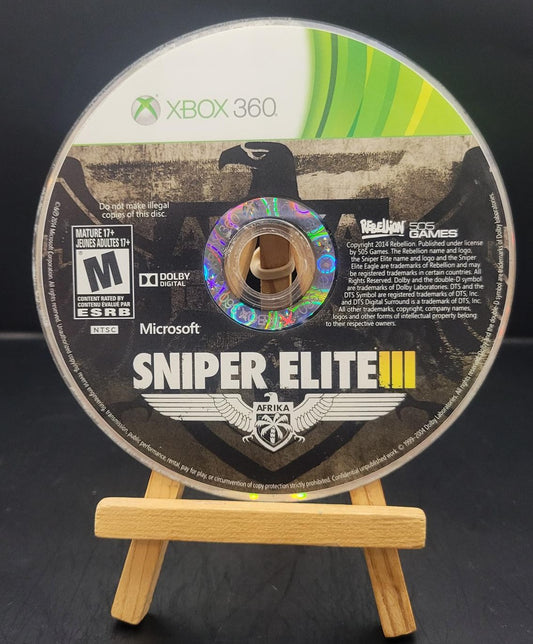 XBOX 360 Sniper Elite III (Disc Only)