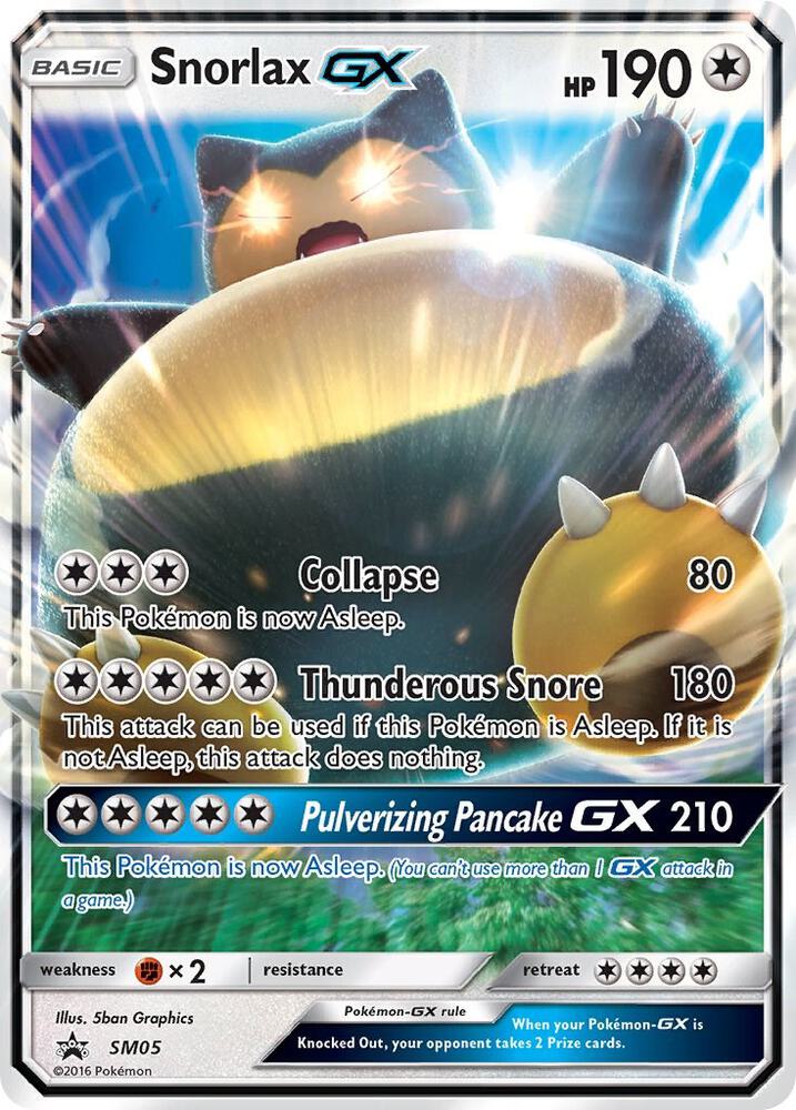 Snorlax GX #SM05 SM Promos – The Curious Crow Company