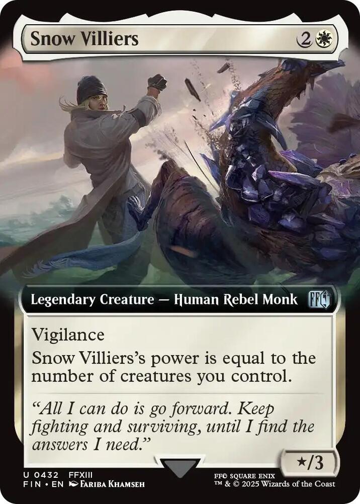 Snow Villiers (Extended Art) #432 FOIL Final Fantasy