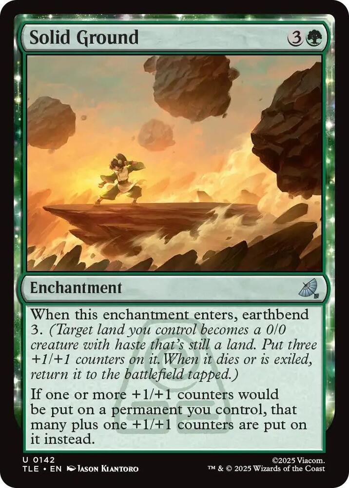 Solid Ground #142 FOIL Avatar: The Last Airbender: Eternal-Legal