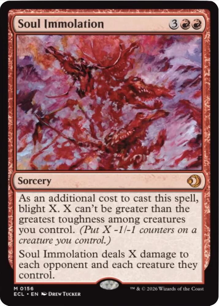 Soul Immolation #156 Lorwyn Eclipsed