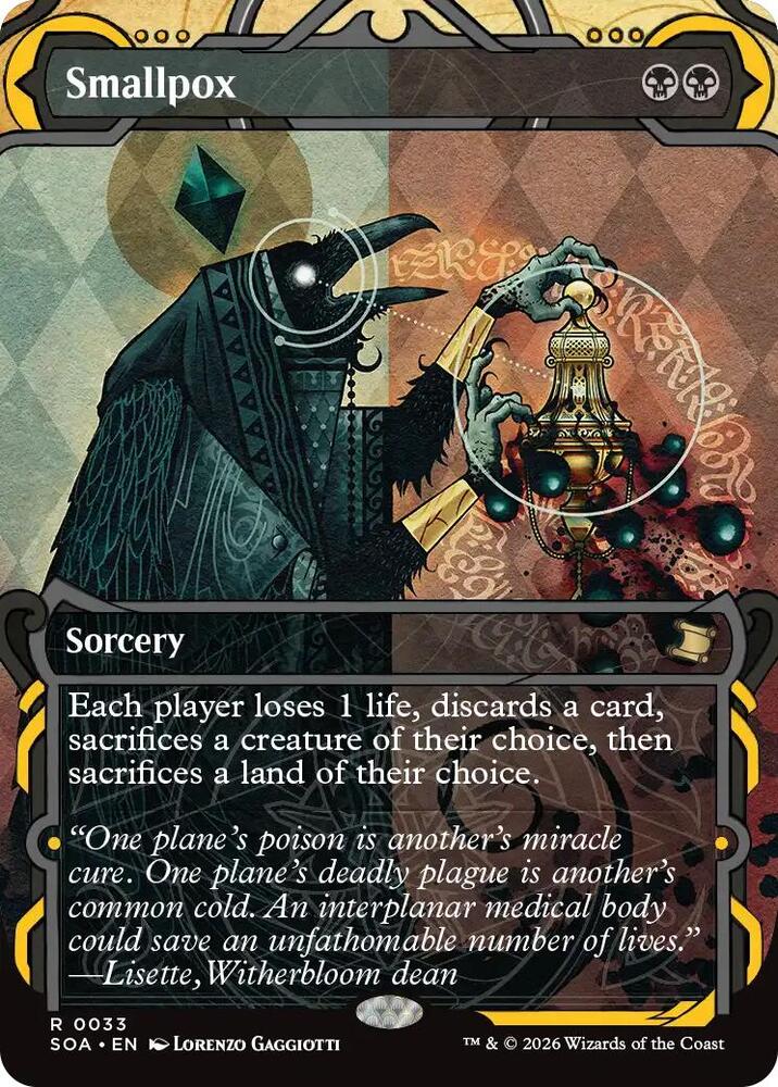 Smallpox #33 FOIL Secrets of Strixhaven: Mystical Archive