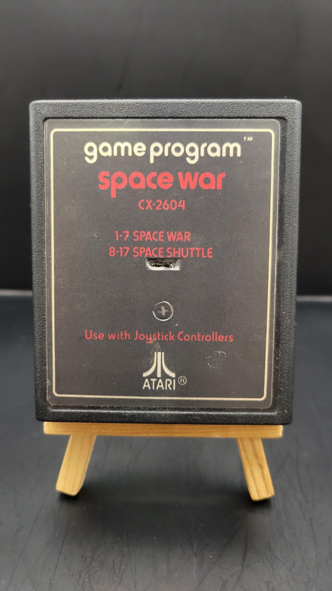 Atari 2600 Space War (Text Label)