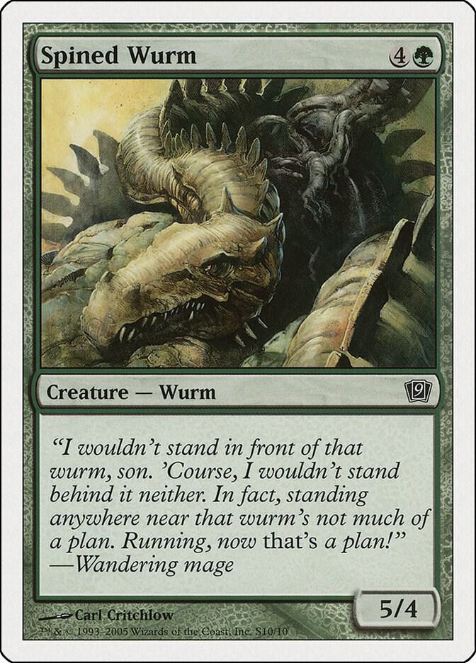 Spined Wurm #S10 9th Edition