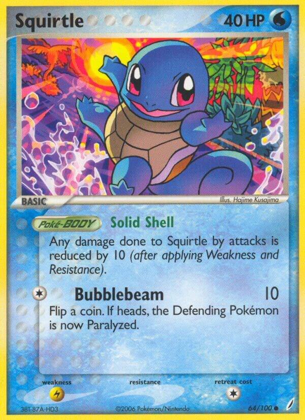 Squirtle #64 Crystal Guardians