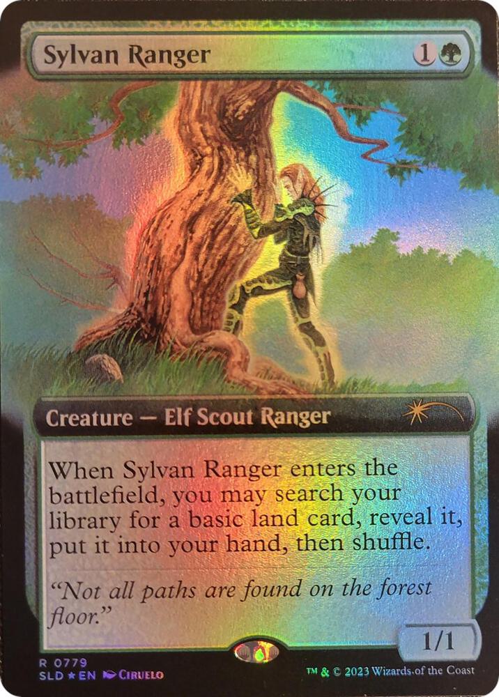 Sylvan Ranger (Extended Art) #779 FOIL Secret Lair Drop Series