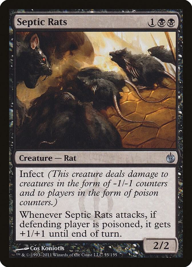 Septic Rats #55 Mirrodin Besieged