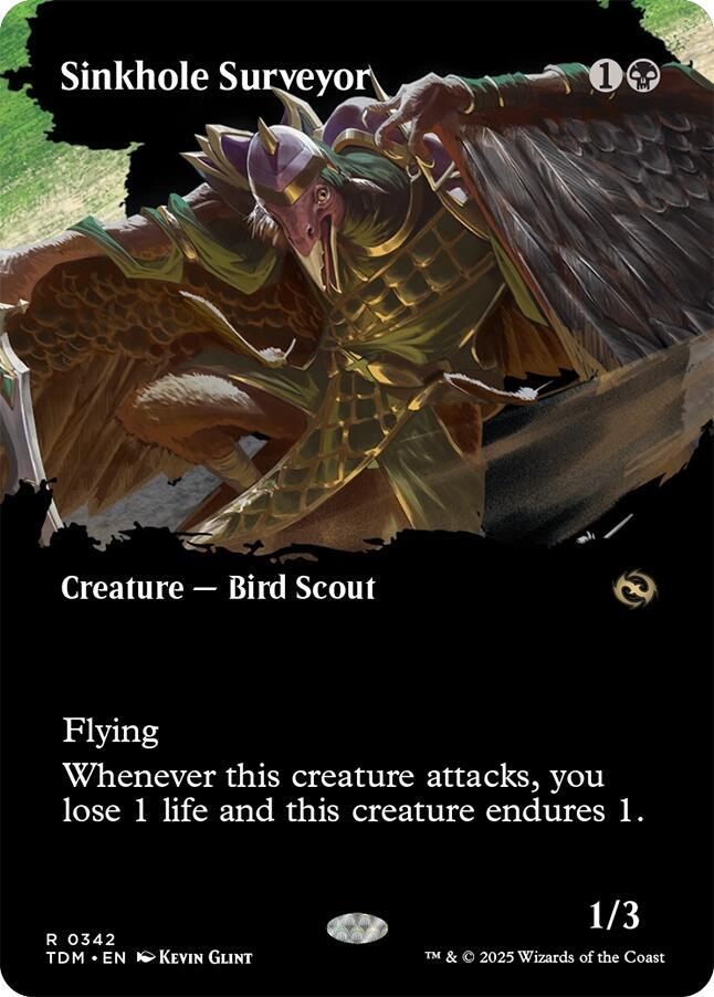 Sinkhole Surveyor (Borderless) #342 FOIL Tarkir: Dragonstorm